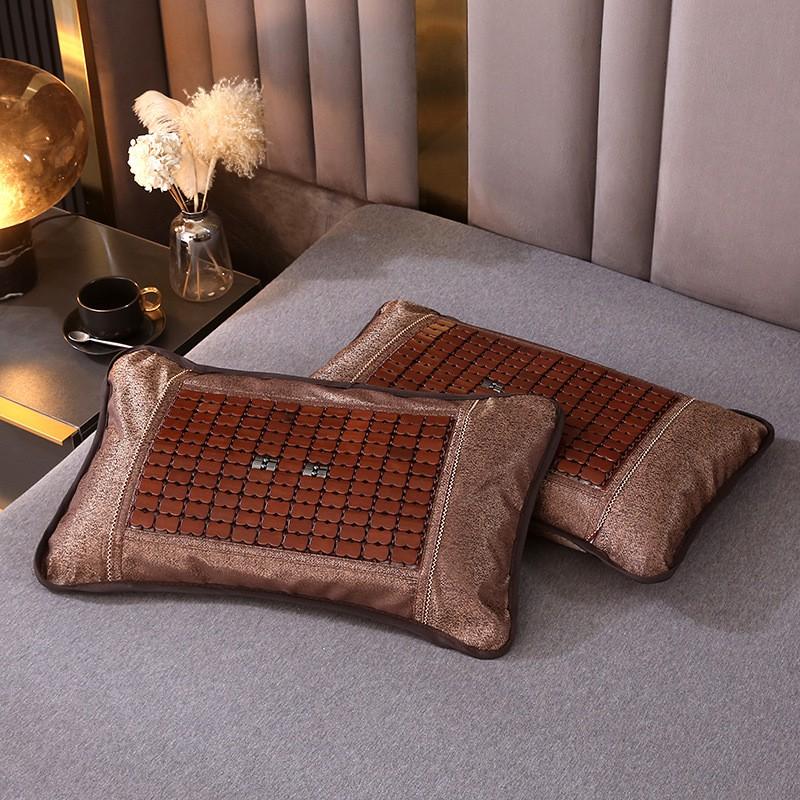Cooling Buckwheat Pillow Adults Students Sleep Comfort Breathable Rectangle Bed