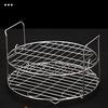 BBQ Rack Multifunctional Cooking Rack Stainless Steel BBQ Grill Polished Edges Cooking Rack Double Baking Tray