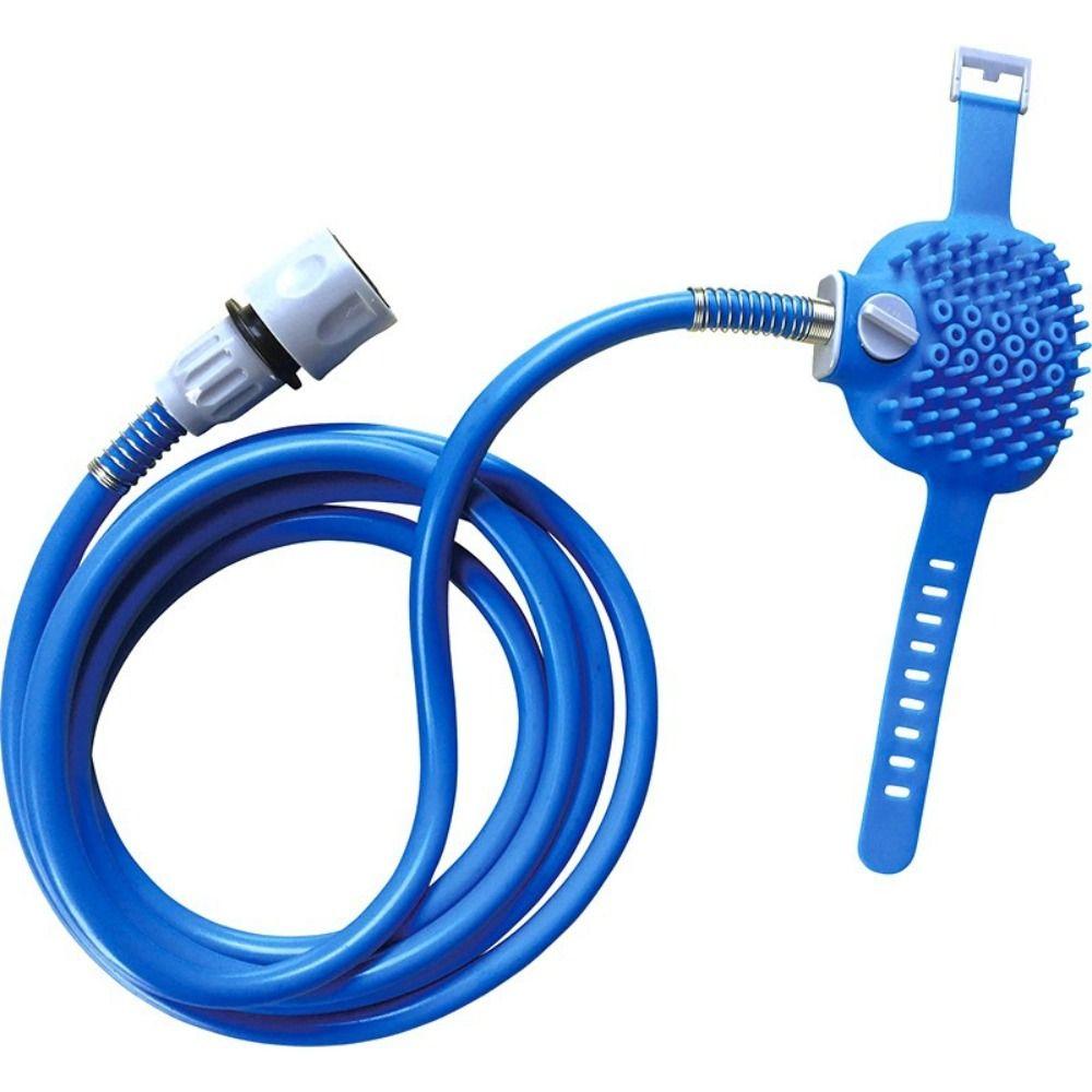 Silicone Material Pet Bathing Gadget Shower Head Design Silicone Massage Shower Head  Dog Bathing