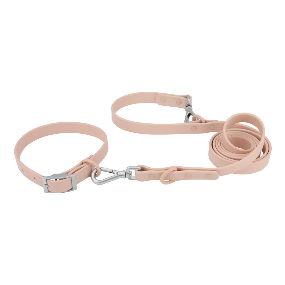 Set Collar Leash Pet PVC Cat Collar Leashes For Small Medium Big Dog Outdoor Walk