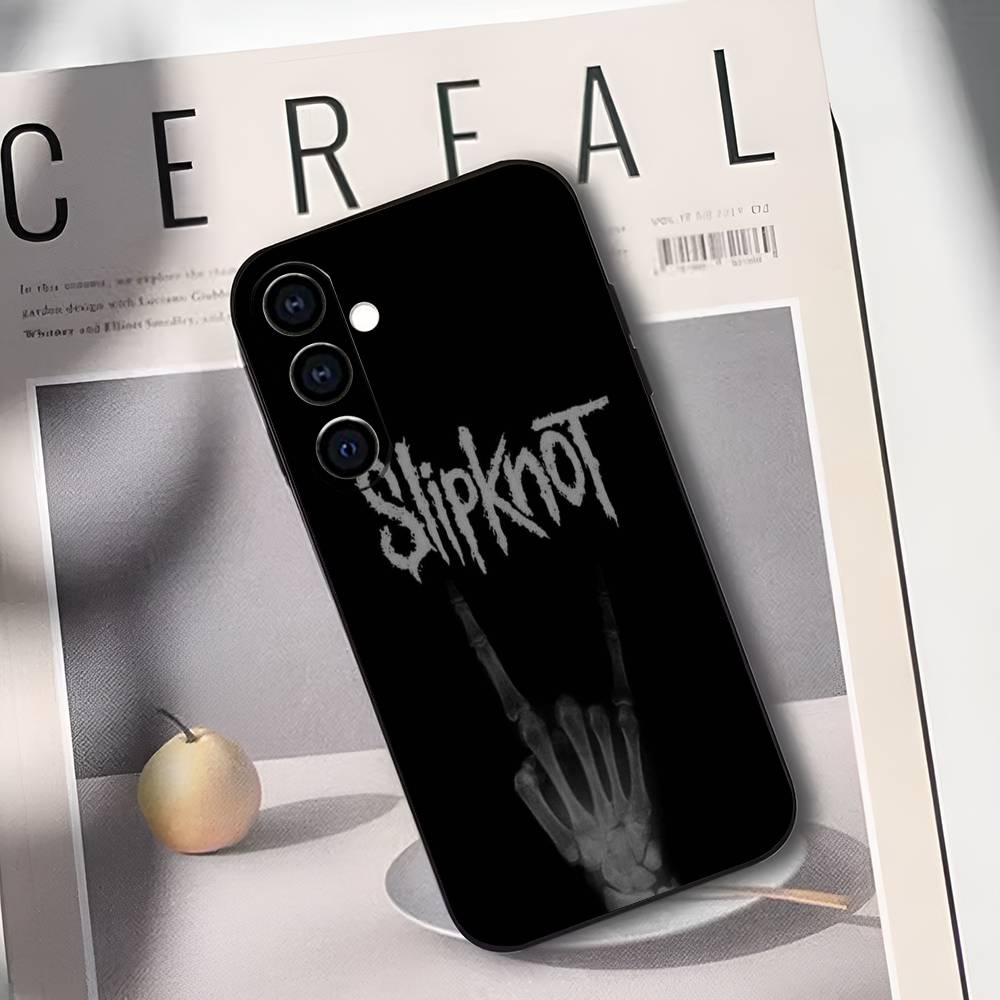 BAND S-SlipknotS Phone Case For Samsung Galaxy A73,A72,A71,A70,A53,A52,A51,Soft Silicone Black Cover