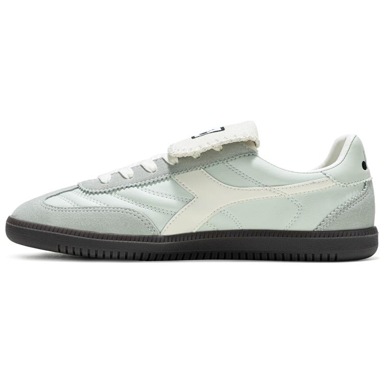 Baskets Homme Diadora Amorti Bas Skateboard Chaussures Unisexe Blanc Vert 36.5