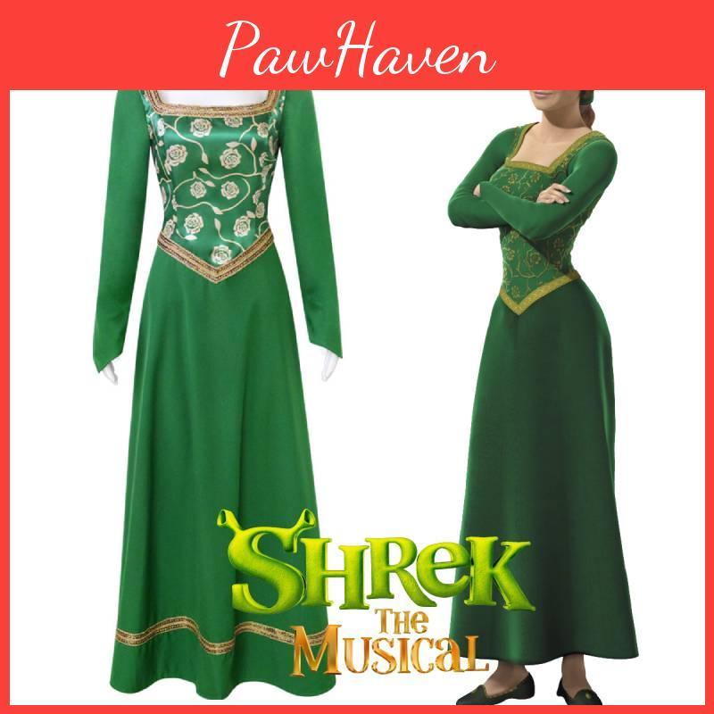 Shrek Princess Fiona Costume For Halloween Cosplay