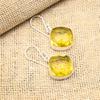 Citrine Gemstone Handmade 925 Solid Sterling Silver Jewelry Pretty Handmade Earrings