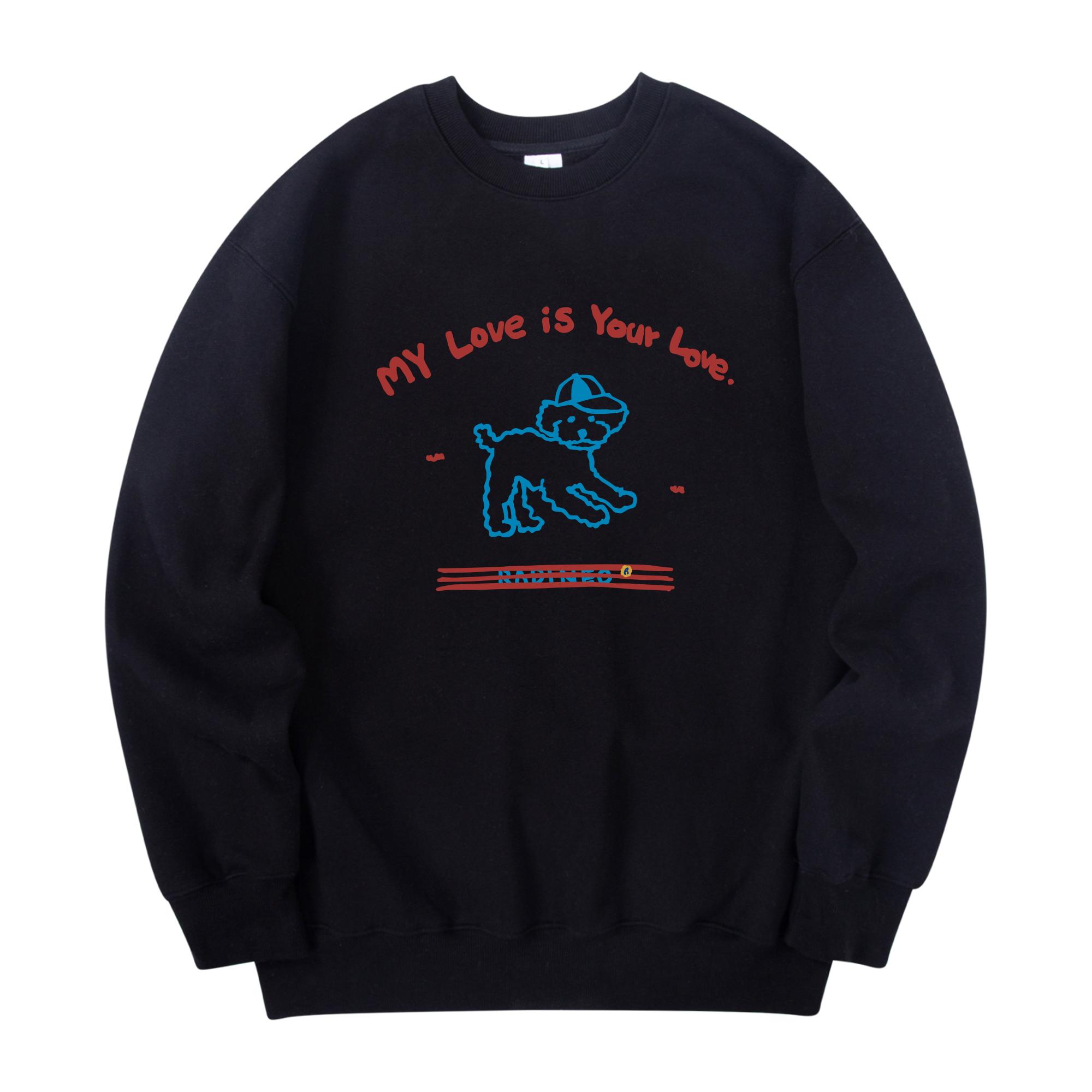 Свитшот Radineo Love Черный Black (Black)/L