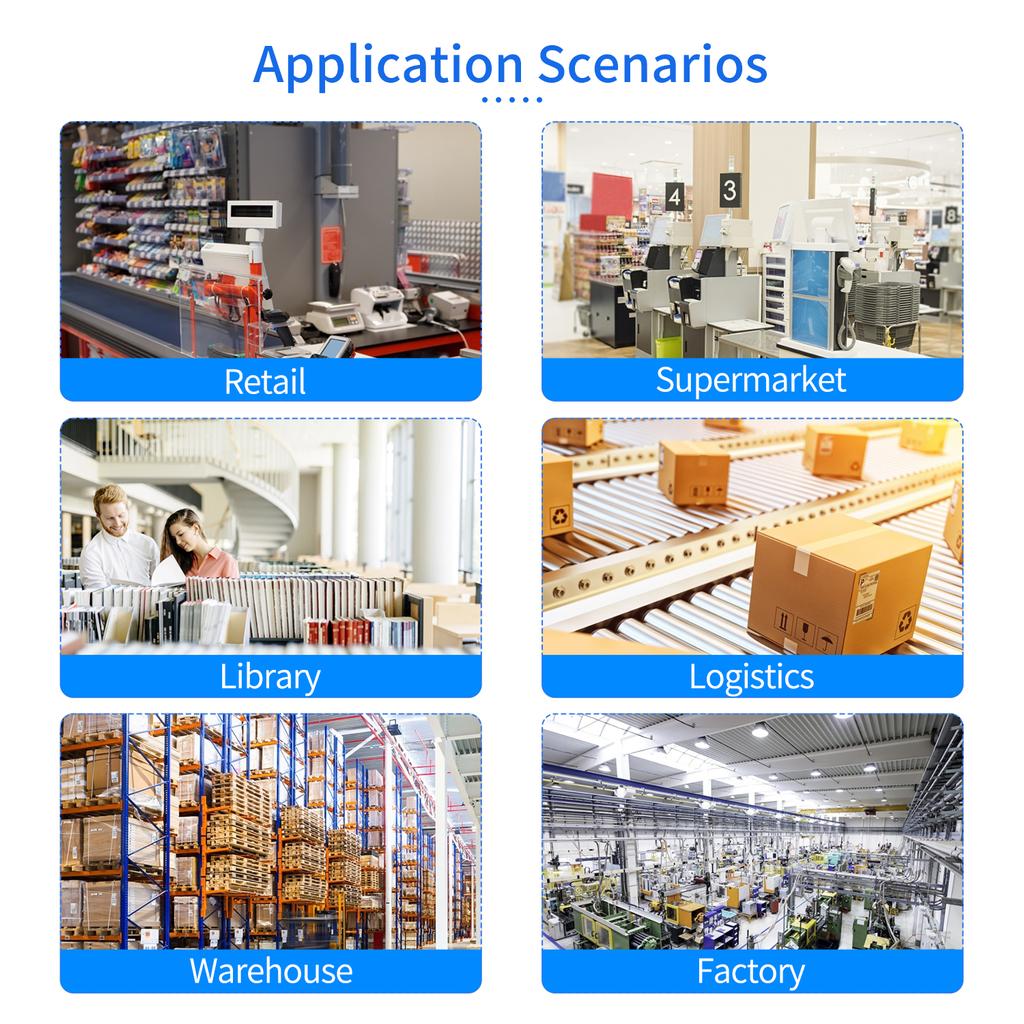 Aibecy vysokorychlostní čtečka čárových kódů 1D/2D/QR čtečka čárových kódů 2,4G bezdrátová a USB kabelová čtečka čárových kódů
