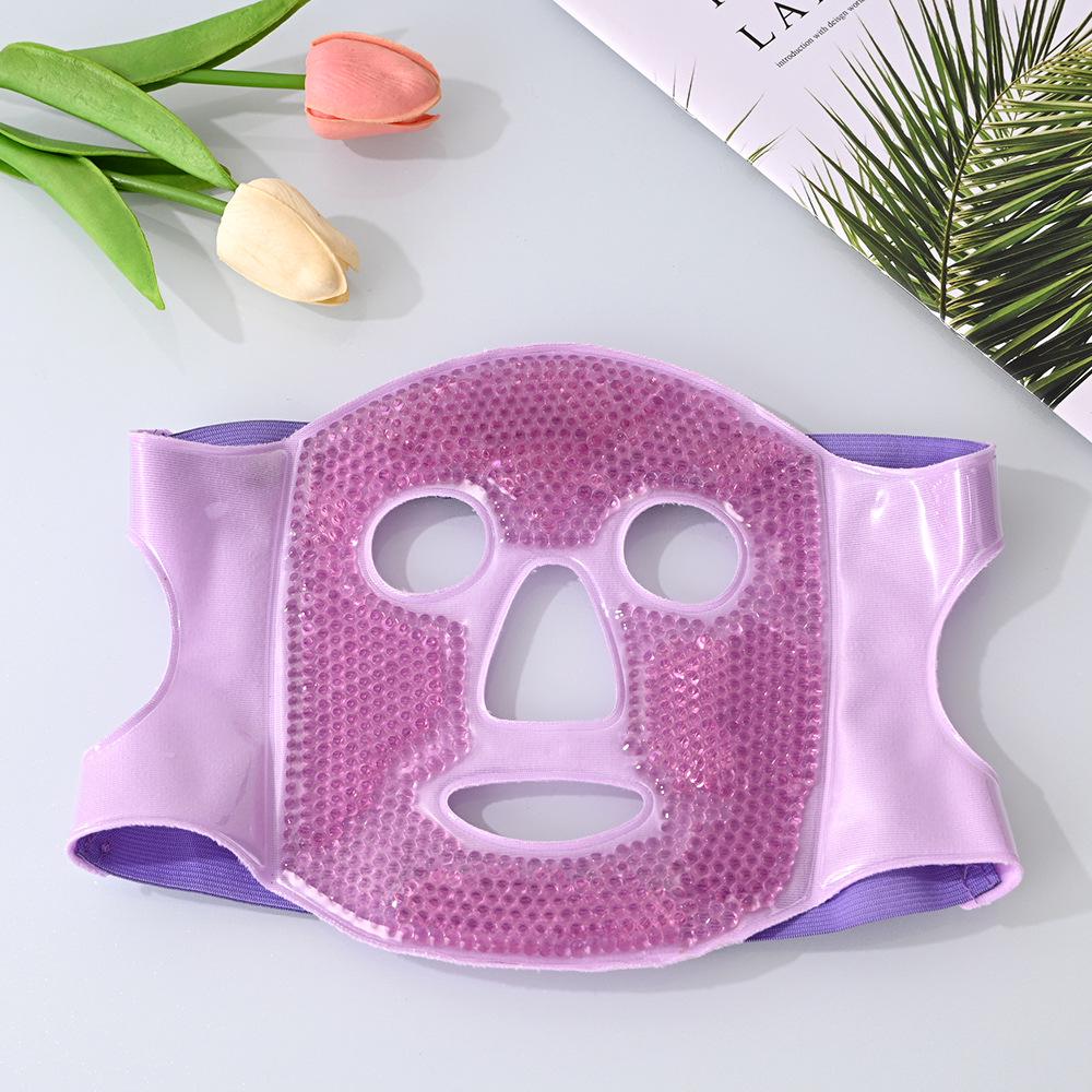 Ice Pack Cooling Face and Eye Mask - Super Soft, Hot/Cold Compress for Post-Surgery Recovery