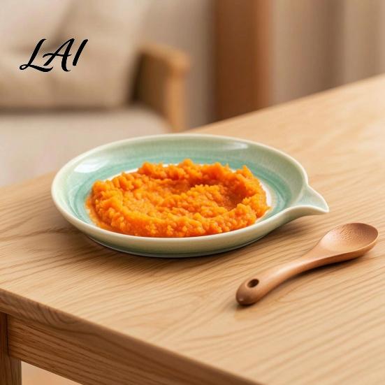 Mess-free Garlic Grater 5Pcs/Set Ceramic Plate with Pour Spout Ginger Cheese Manual Grinder Handheld Crusher Raised Teeth Kitchen Onion Lemon