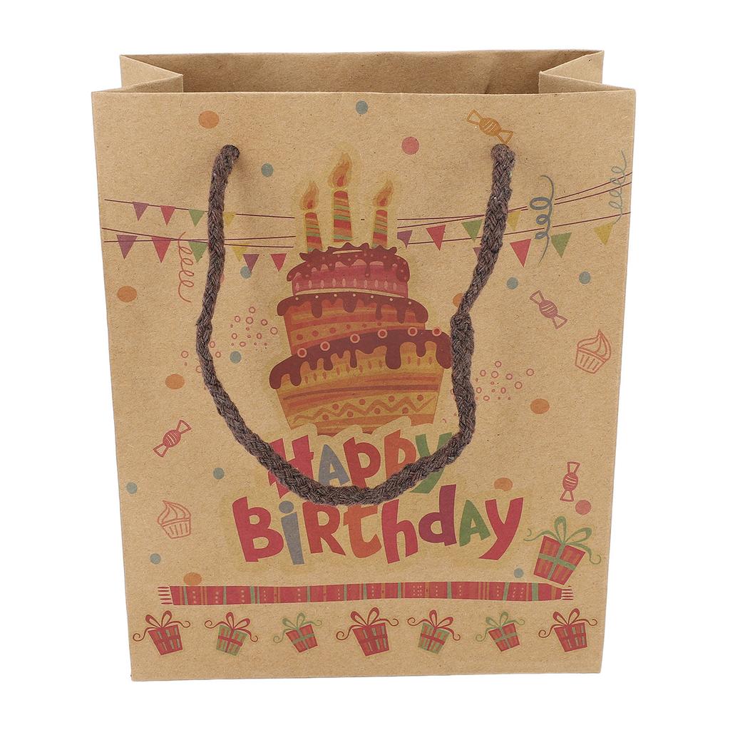 12pcs Birthday Gift Bags Cute Large Capacity Party Favor Bags Gift Favor Bags with Handle for Kids Girls