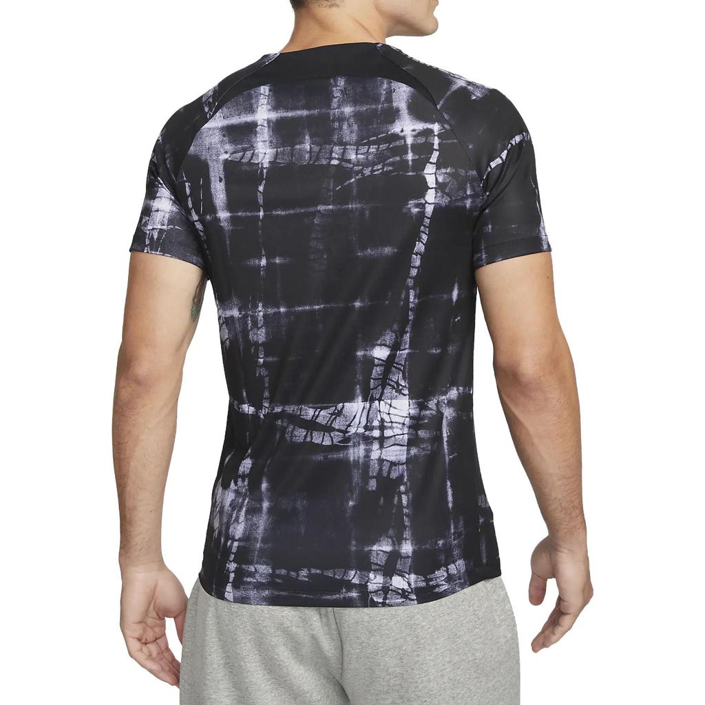 Nike Netherlands National Team Soccer Training Short Sleeve Shirt Men Tops Black DM9550-010