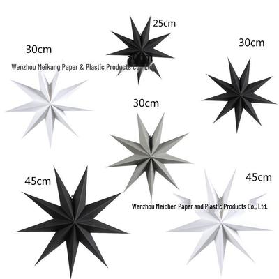 In-Stock Origami Nine-Pointed Star: Christmas, Birthday, and Window Decoration Star Lights