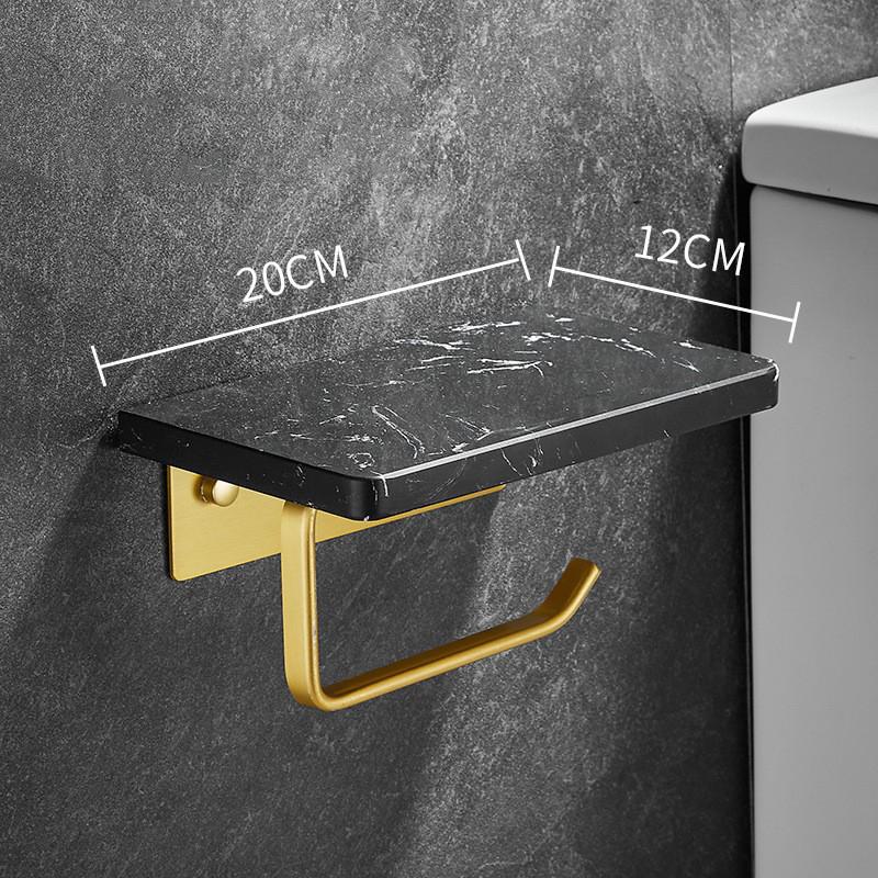 

Держатель для туалетной бумаги из мрамора без перфорации, держатель для бумажных полотенец, держатель для туалетной бумаги для ванной комнаты, настенный держатель для туалетной бумаги