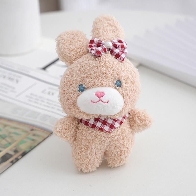 

Charming Plush Bear Keychain Toy Cute Rabbit Bag Ornament Gift верблюд