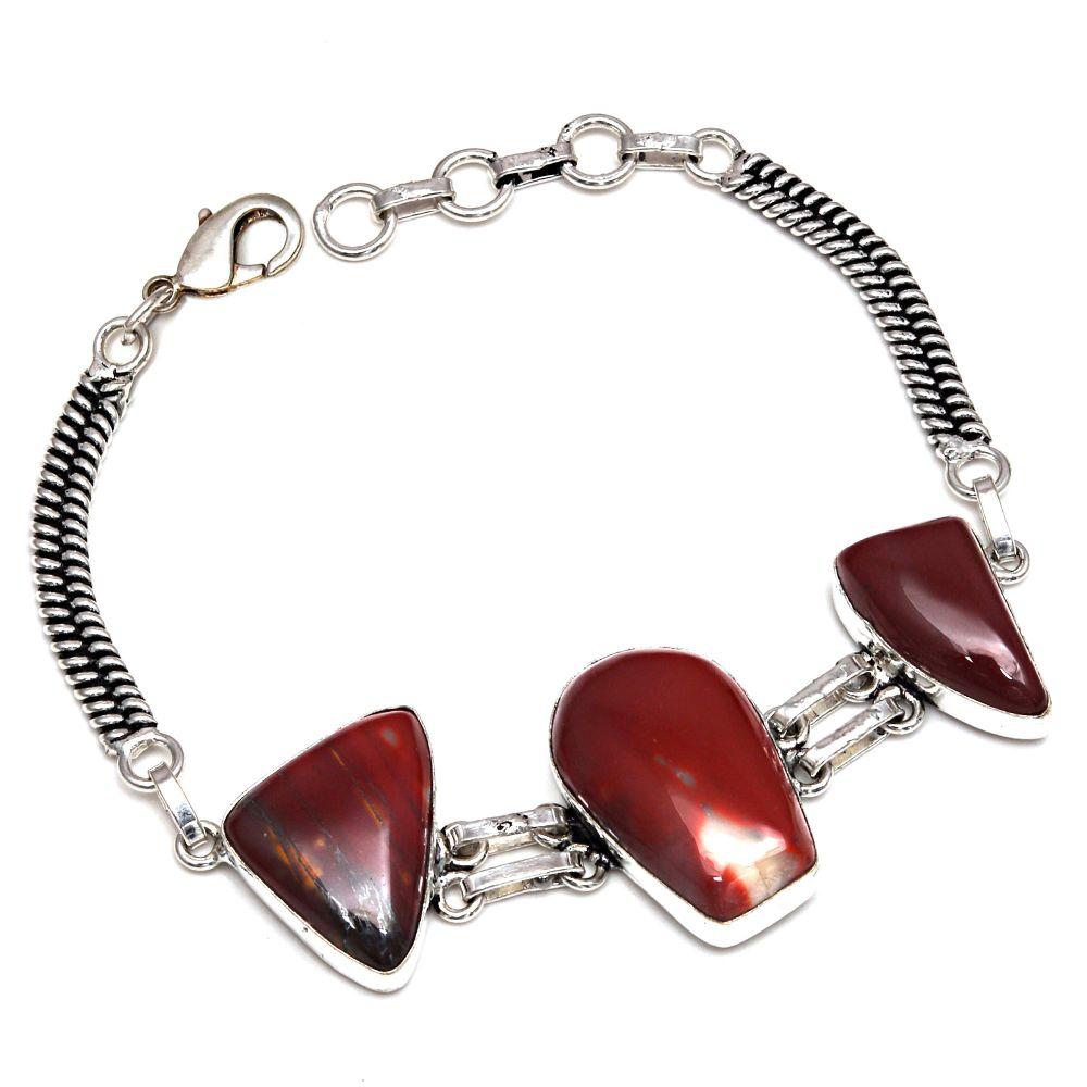 Wild Horse Jasper Gemstone Jewelry Bracelets 7''Adjusable