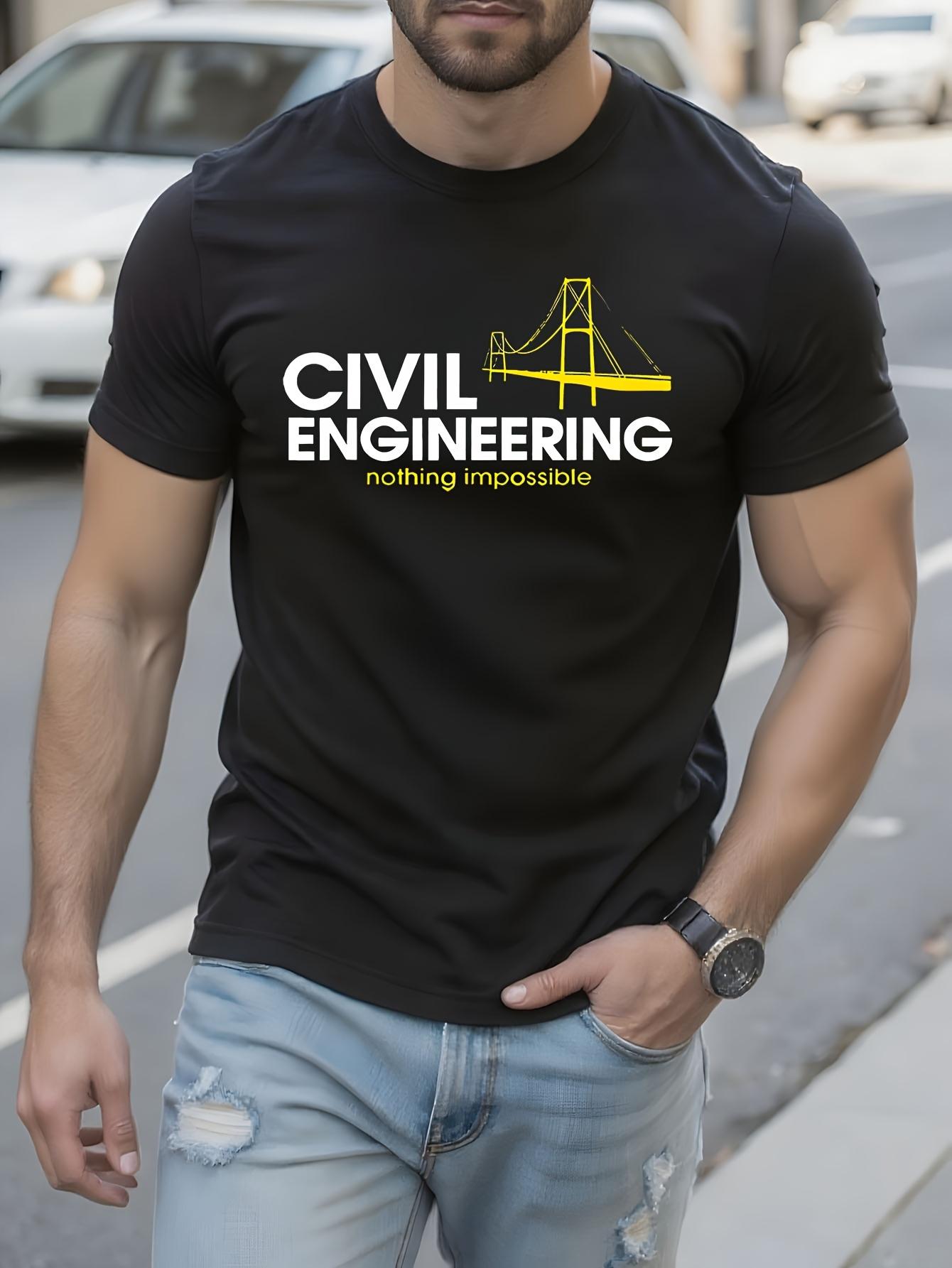 Funny Tshirt Funny Civil Engineer Tshirt - Construction S... S