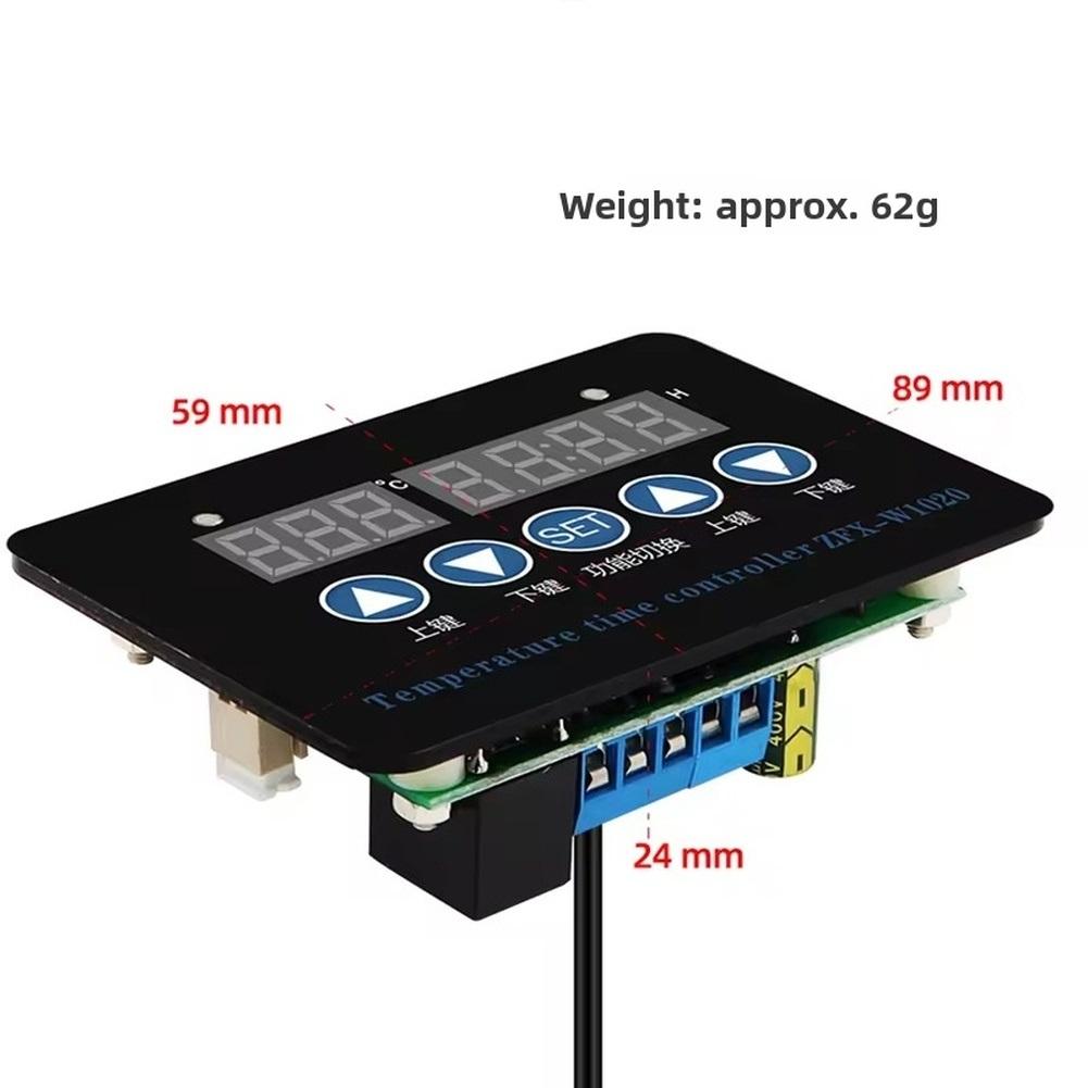 1pc Digital Microcomputer Temperature Regulator ZFX-W1020 With Time Switch 12V 24V Intelligent Temperature Controller