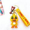 Car FNAF Game Keychains Anime Action Figures Keyrings Five Night At Fredys Doll Key Chains Key Rings Pendant Charms Accessories