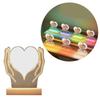 LED Picture Frame With Unique Couple Photo Bedsides Lamp For Bedroom Decoration Valentine's Day Gift