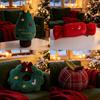 Christmas Plush Pillow With Santa Tree Candy Ring For Holiday Home Decor
