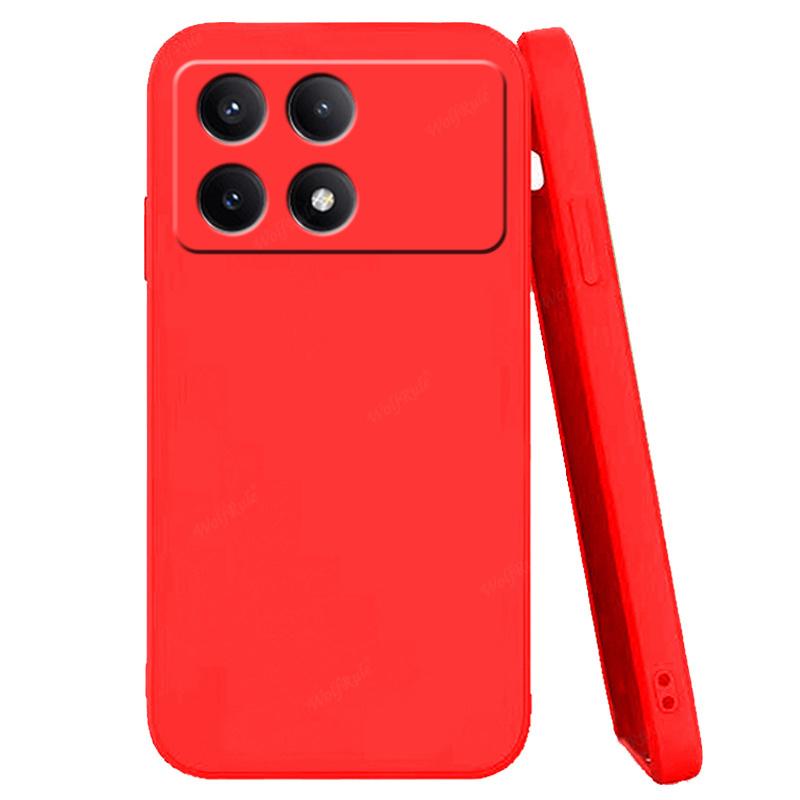 For Cover Xiaomi Poco X6 Pro Case For Poco X6 X5 X4 Pro Capas Liquid Silicone Shockproof Back TPU Soft Case Poco X6 Pro Fundas