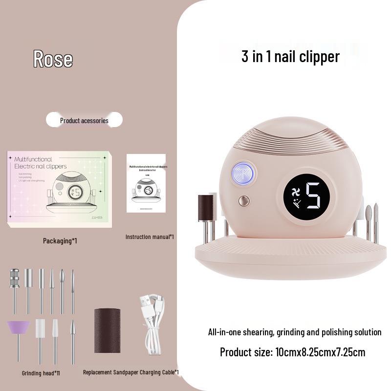 

Безопасный для пожилых людей и детей автоматический электрический набор для стрижки и шлифовки ногтей