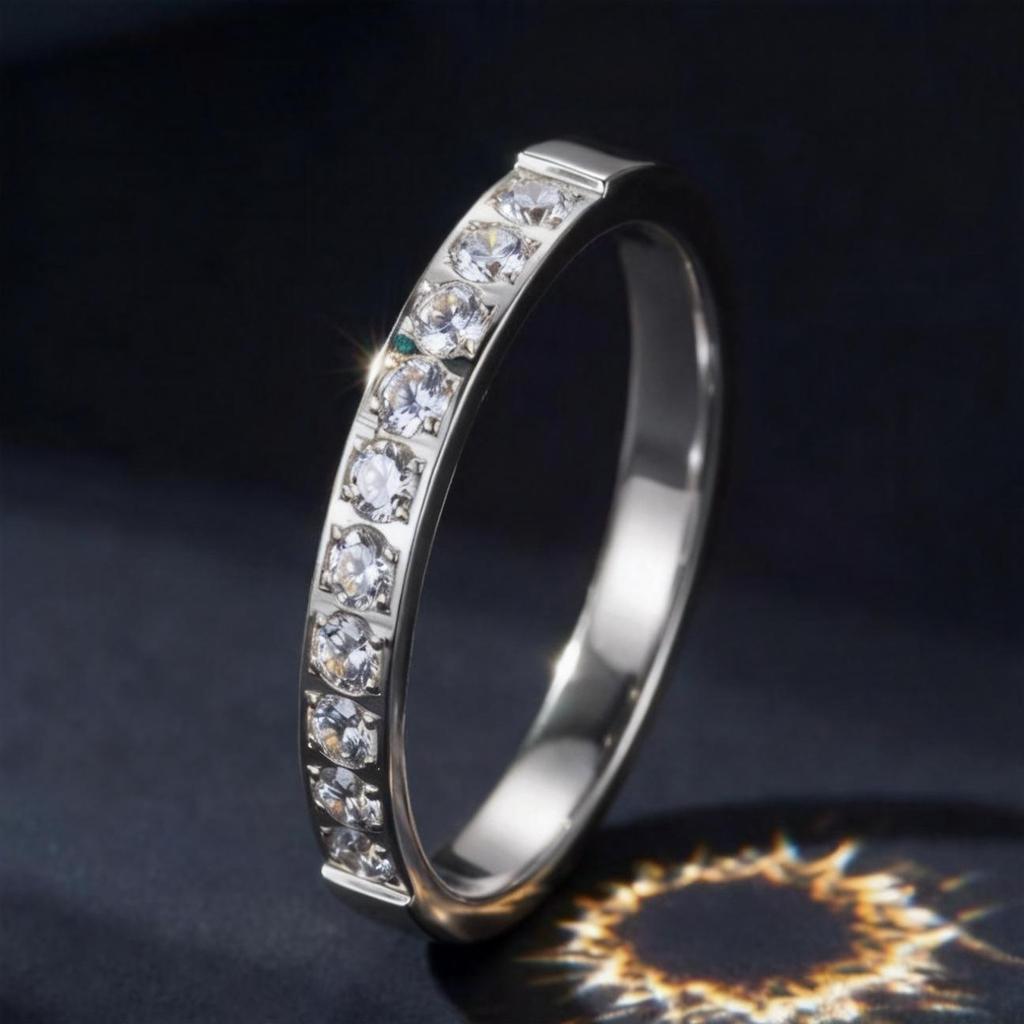 Elegant Full Circle Heart Ring: Fade-Resistant Gold Vacuum-Plated Titanium Steel, Korean Style Couple Ring, Women's Jewelry.