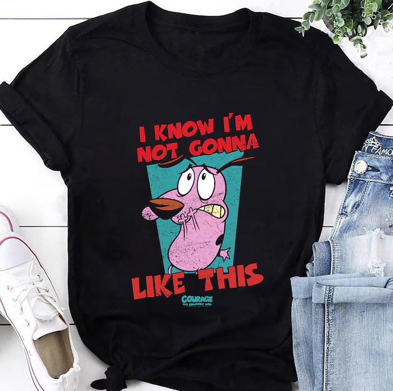 

Cartoon Network Courage The Cowardly Dog Funny T-Shirt, Courage The Cowardly Dog M