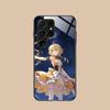 Game GI Lumine Glass Mobile Phone Case for Samsung Galaxy S26 S25 S24 S23 S22 S21 S20 Note20 Plus FE Ultra Colorful Cover