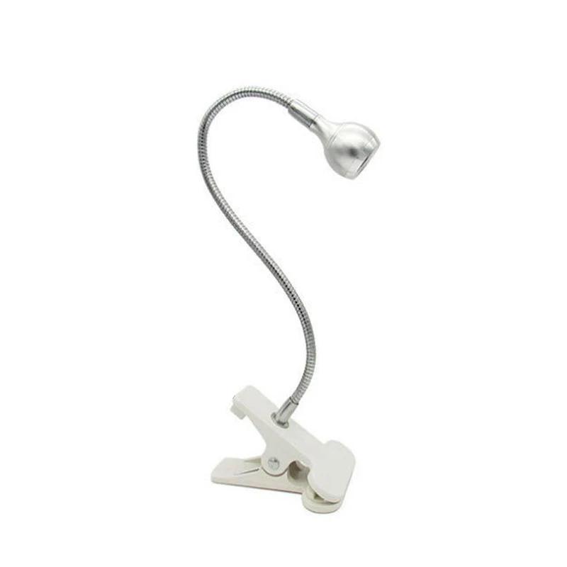LED Reading Lights 360°Flexible Gooseneck Dimmable Table Lamp Clip On Indoor Bedroom Eye Protection Desk Light Book Clamp Lamp