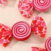 1Pair Valentine'S Day Children'S Sweet Lollipop Hair Clip Butterfly Bow Hair Accessory Cute Headwear Hairpin