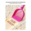 Plastic Material Cat Litter Scoop Large Size Fine Holes Cat Cleaning Tool Fine Pores Long Handle Litter Box Shovel Tofu Sand