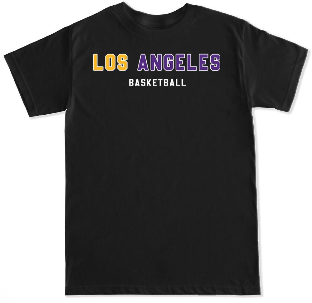 LOS ANGELES BASKETBALL PURPLE GOLD LAKE SHOW CHAMPS BRON LA MENS T SHIRT Unisex T-Shirt XXXL