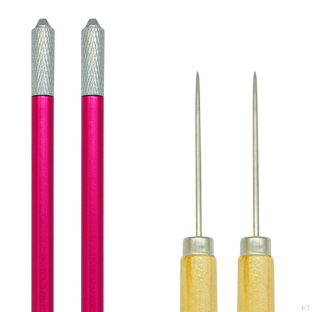 Doll Hair Insertion Tool Repair Portable Wig Accessories with Awl for Shop