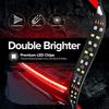 60" 2-Row LED Truck Tailgate Light Bar Strip Red/White Reverse Stop Signal
