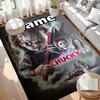 Custom Name Personalized Bride of Chucky Print Carpet, Versatile Home Decor Rug, for Playroom, Apartment, Balcony, Entryway, Hallway Gift