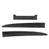3Pcs Car Rear Spoiler Tail Universal Air Friction Reducing Lip Air Flow Adjustment High Efficiency Wing Spoiler Glossy