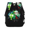 Art Invader Zim Graphic Backpack Student Boys Girls BookBag Kids School Bag Laptop Shoulder Bags for Men Women
