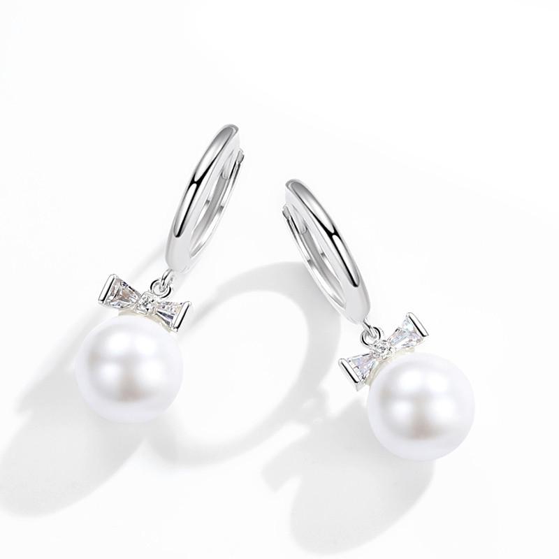 New 925 Silver Heart Stud Earrings Fashion High Quality For Women's Wedding Fine Jewelry Accessories Party Gifts