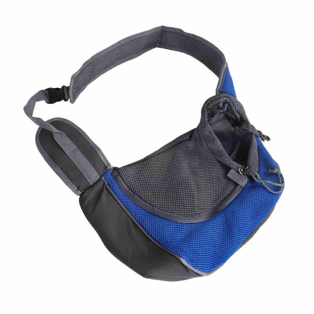 Pet Carrying Sling Breathable Large Zipper Opening Polyester Cat Puppy Shoulder Carrier Bag for