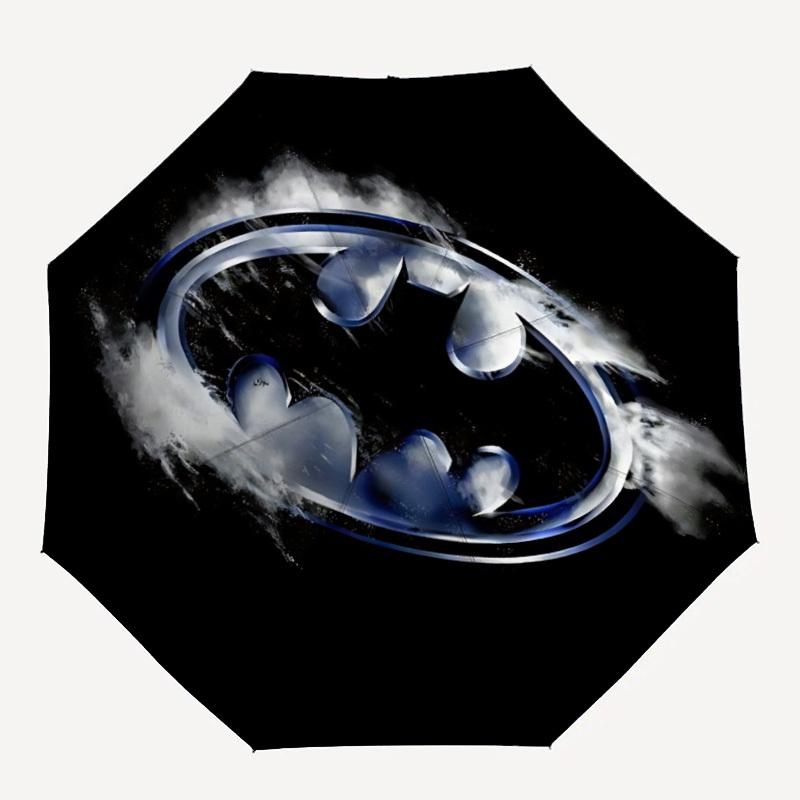 1pc batman logo Umbrella - Automatic Open Compact Travel Umbrella with 92-Rib Durable Frame yy251021135