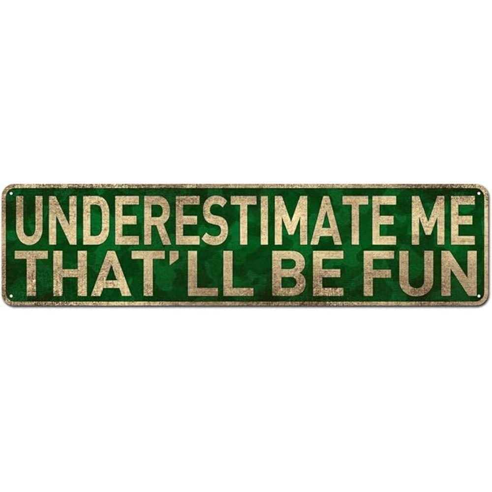 Inspirational Quote Metal Tin Sign Motivational Wall Poster