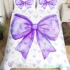 Bowknot Girlish Duvet Cover Cherry Cake Cartoon Bedding Set Cute Dots Love Heart Bow-tie Comforter Cover,Pink Kawaii Quilt Cover
