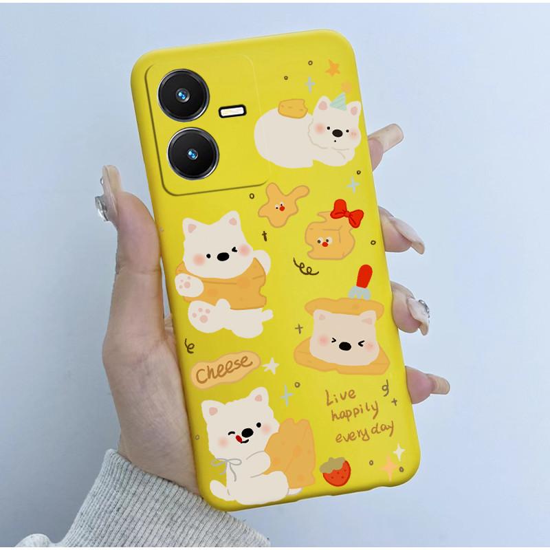 Case For Vivo Y22 Y22s Y35 Cute Astronaut Panda Soft TPU Silicone Phone Cover For vivoY22s Y 22s V2206 V2207 Y 35 V2205 Coque