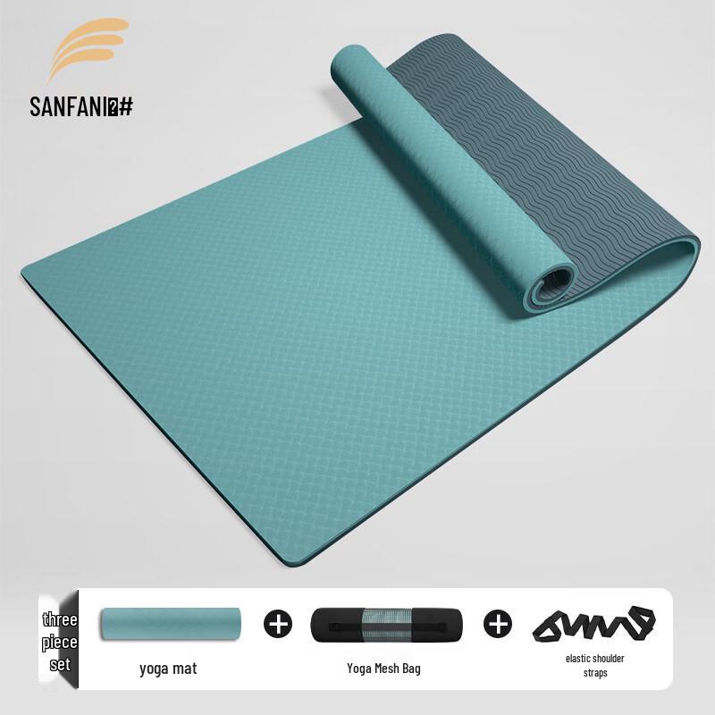 Sanfan Dual-Color TPE Yoga & Fitness Mat