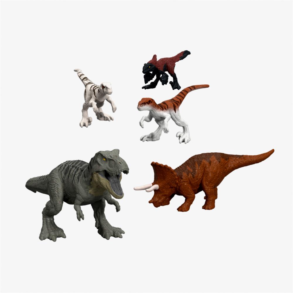 Young Toys Monde Jurassique: Un Nouveau Commencement Ensemble de Collection de 15 Figurines de Dinosaures