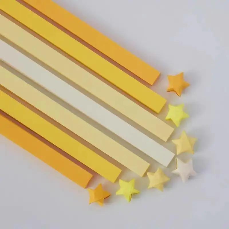540Pcs Animation Lucky Star Decoration Paper Vivid Paper Stars Origami Diy Arts Origami Paper Strips Fold Hand Crafts Toys