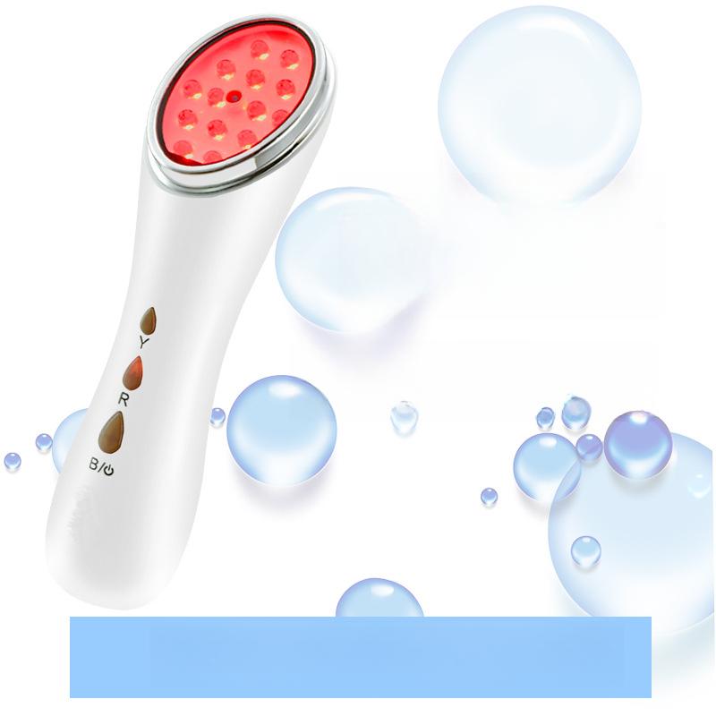 Color Light Beauty Instrument Red Blue Light Face Fading Doudou Skin Beauty Light Printing Beauty Hot Compress Photon Skin Rejuvenation Instrument