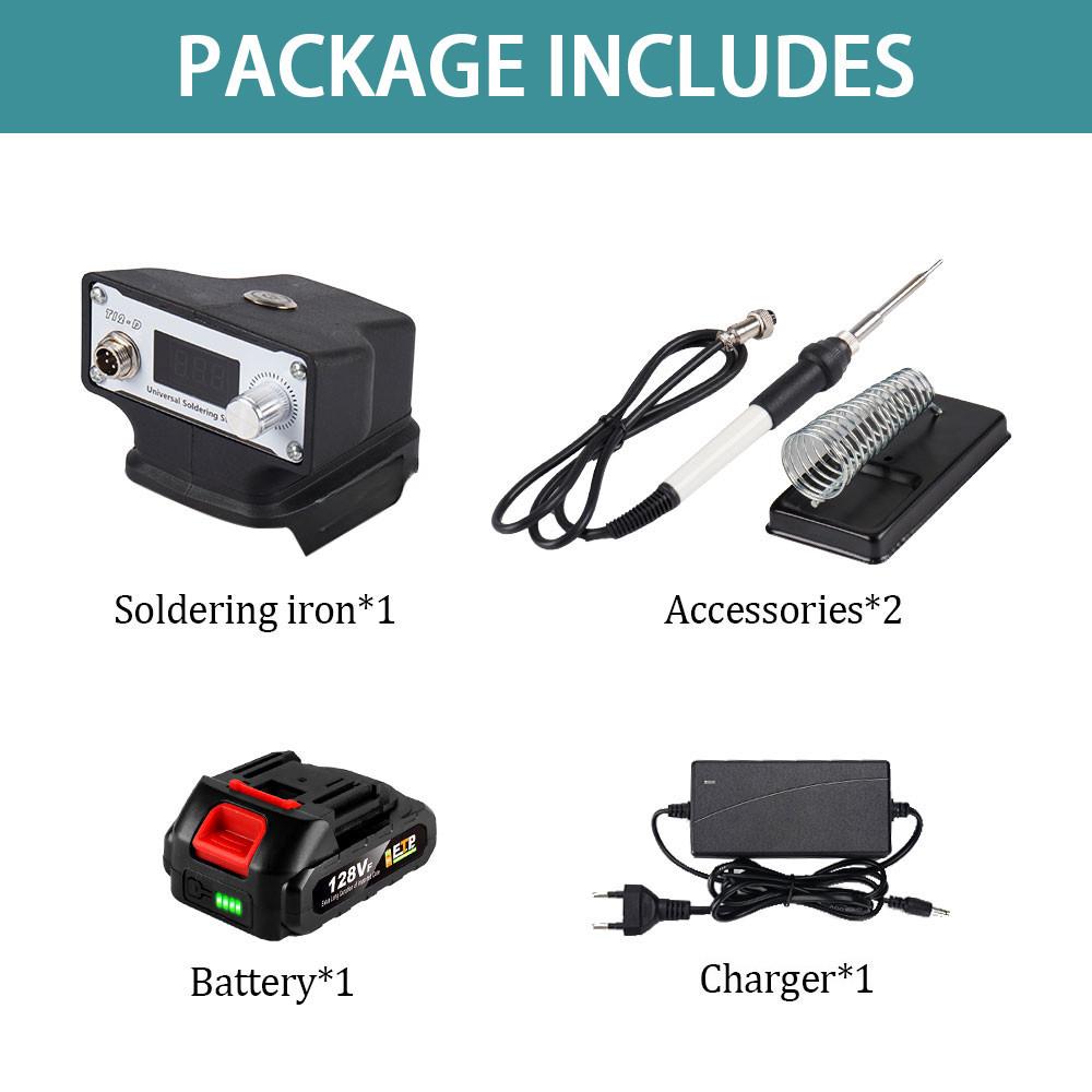2-in-1 Portable Cordless Electric Soldering Iron Multifunction Household Electric Welding Machine