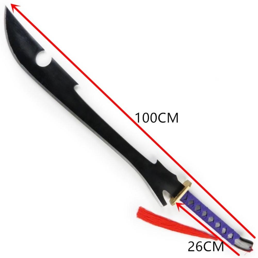 100cm Anime Bleach Katana Kyoraku Shunsui Schwert Cosplay Requisite Großes Ninja-Messer Echte Größe Japanisches Katana Samurai Säbel Kinderspielzeug