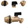 Fitinguri IBC Brass Robinet pentru Furtun 3/4'', Conector Etanș pentru Uz Casnic Industrial